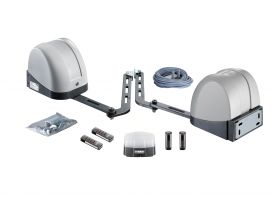 TWIST AM 250 KG (2 VANTAUX) AVEC 2 X 4019 + 1 X 7029 + 1 X 5069V001 motorisation moteur de portail SOMMER 3735V002 3735V026