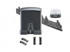 KIT RUNNER 600KG COMPLET AVEC 4M DE CREMAILLERE + 2 X 4018 + 1 X 7029 + 1 X 5069 SOMMER motorisation moteur de portail S11813-00
