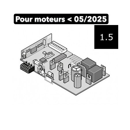 SOMMER pièce détachée accessoire motorisation porte de garage PLATINE DE COMMANDE POUR MOTORISATION DUO RAPIDO + EN 868,8 MHZ 11