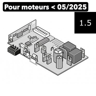 SOMMER pièce détachée accessoire motorisation porte de garage PLATINE DE COMMANDE EN 868.8 MHZ POUR DUO-SPRINT 500 650 800 / 868