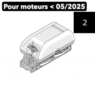 CHARIOT MOTEUR POUR DUO VISION 500 N / 650 N / SPRINT 550N / APERTO 868L pièce détachée SOMMER 1638