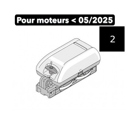 CHARIOT MOTEUR POUR DUO VISION 500 N / 650 N / SPRINT 550N / APERTO 868L pièce détachée SOMMER 1638