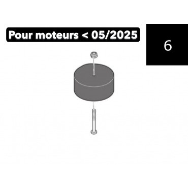 TRANSFORMATEUR TORIQUE 230V / 24V / 100VA POUR PRO / PRO+ S9060 / S9080 pièce détachée SOMMER 8911V000