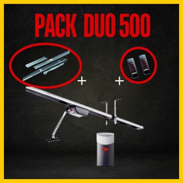 KIT Complet DUO VISION 500N S3 + 2 PEARL + Rail de 2600MM