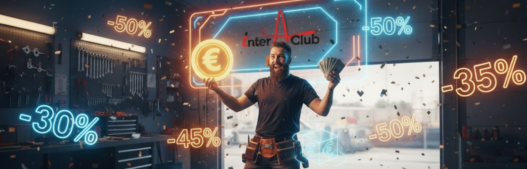 Interaclub : programme Pro et réductions sur motorisation et domotique