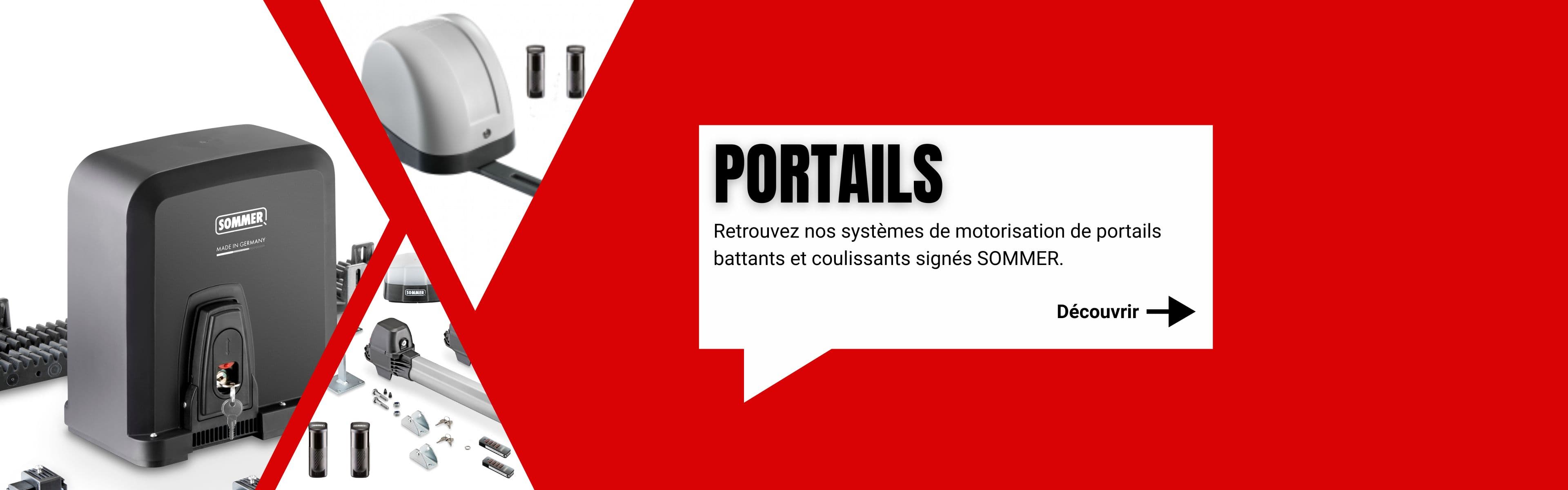 Vente de motorisations pour portails battants et coulissants Pro